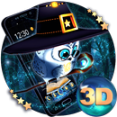 Thème Cute Magic Owl 3D APK