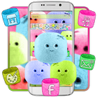 Cute Marshmallow Candy Theme icône