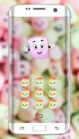 Cute marshmallow face theme capture d'écran 3