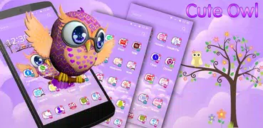 Cute Owl 3D Theme