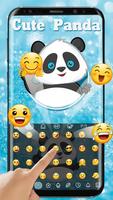 Baby Panda Snowflake Keyboard syot layar 3
