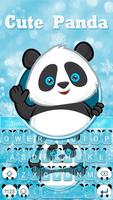 Baby Panda Snowflake Keyboard penulis hantaran