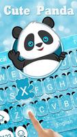 Baby Panda Snowflake Keyboard syot layar 1