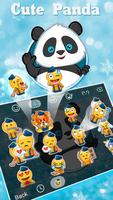 Baby Panda Snowflake Keyboard syot layar 2