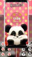 cute panda pink flower theme capture d'écran 3