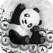 Nette Panda-Panda-Tastatur