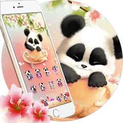 Panda Sakura Thema APK Herunterladen