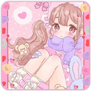 Pink Cute Girl Love aplikacja