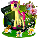 3D Cute Baby Pony theme APK