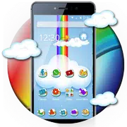 Cute Rainbow Sky Launcher