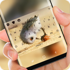 Cute Gull Keyboard Seabird Input Theme icône