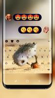 Cute Gull Keyboard Seabird Input Theme Affiche