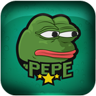 cute pepe snap Sticker emoji Zeichen