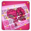 Tema lindo teclado rojo héroe