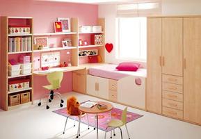 cute girl room puzzle Affiche