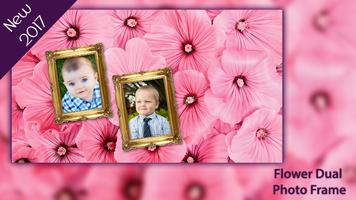 Flower Dual Photo Frames poster