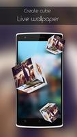 3D Cube Live Wallpaper постер