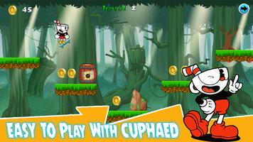 Super Cuphead™: World Mugman & Adventure run game Affiche