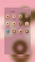 cupcake donuts pink cute theme screenshot 2