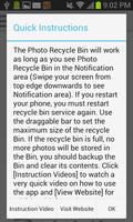 Photo Recycle Bin تصوير الشاشة 1