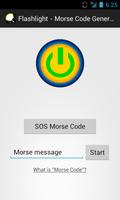 Flashlight-MorseCode Generator الملصق