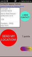 Send your GPS location in SMS постер