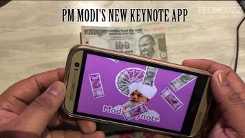 Modi Keynote scanner Affiche