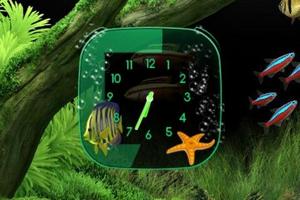 Aquarium Clock widget 截图 1