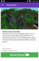 Custom terrain maps for MCPE capture d'écran 1