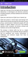 Cyber Law capture d'écran 2