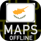 🌏 GPS Maps of Cyprus : Offline Map icône