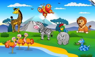 Kids & Toddler Puzzle: Animals Affiche