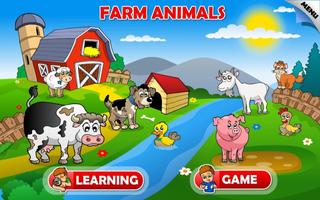 Kids Animals Farm and Zoo Free الملصق
