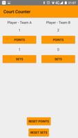 برنامه‌نما Score keeper app Court counter عکس از صفحه