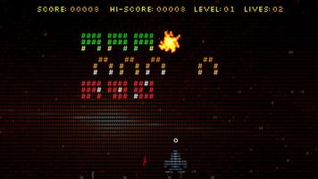 ASCII Art - Space Invaders Affiche