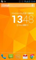 JB+ Digital Clock Widget poster