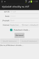 Výsledek zkoušky na VUT screenshot 1
