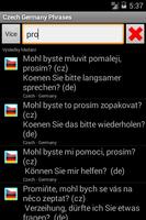 Germany Czech Phrases capture d'écran 1
