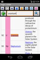 برنامه‌نما Periodic Table Wiki عکس از صفحه