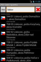 Czech Postal ZIP Code capture d'écran 2