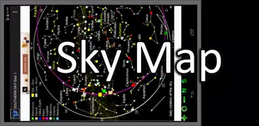 Sky Map of Constellations