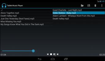 Music Player for Tablet poster