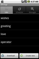 برنامه‌نما SMS Creator عکس از صفحه