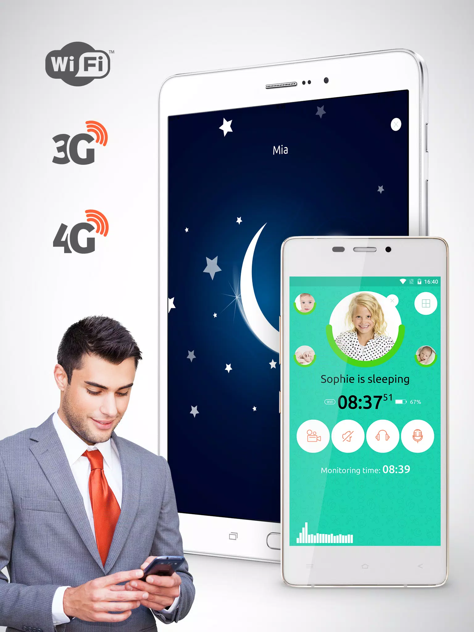 Baby Monitor Annie 👶 Nanny Cloud Camera via WiFi APK for Android Download