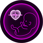 آیکون‌ Baby Heartbeat Monitor by Annie: Fetal Doppler ❣️