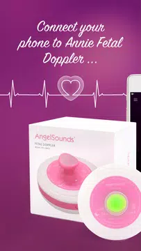 Screenshot 1 for Baby Heartbeat Monitor by Annie: Fetal Doppler ❣️