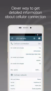 Screenshot 1 for LTE Cell Info: Network Analyze
