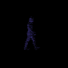 Walking Matrix Wallpaper Blue icon