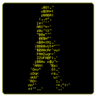 Walking Matrix WallpaperYellow آئیکن