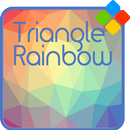 Triangle Rainbow Theme APK